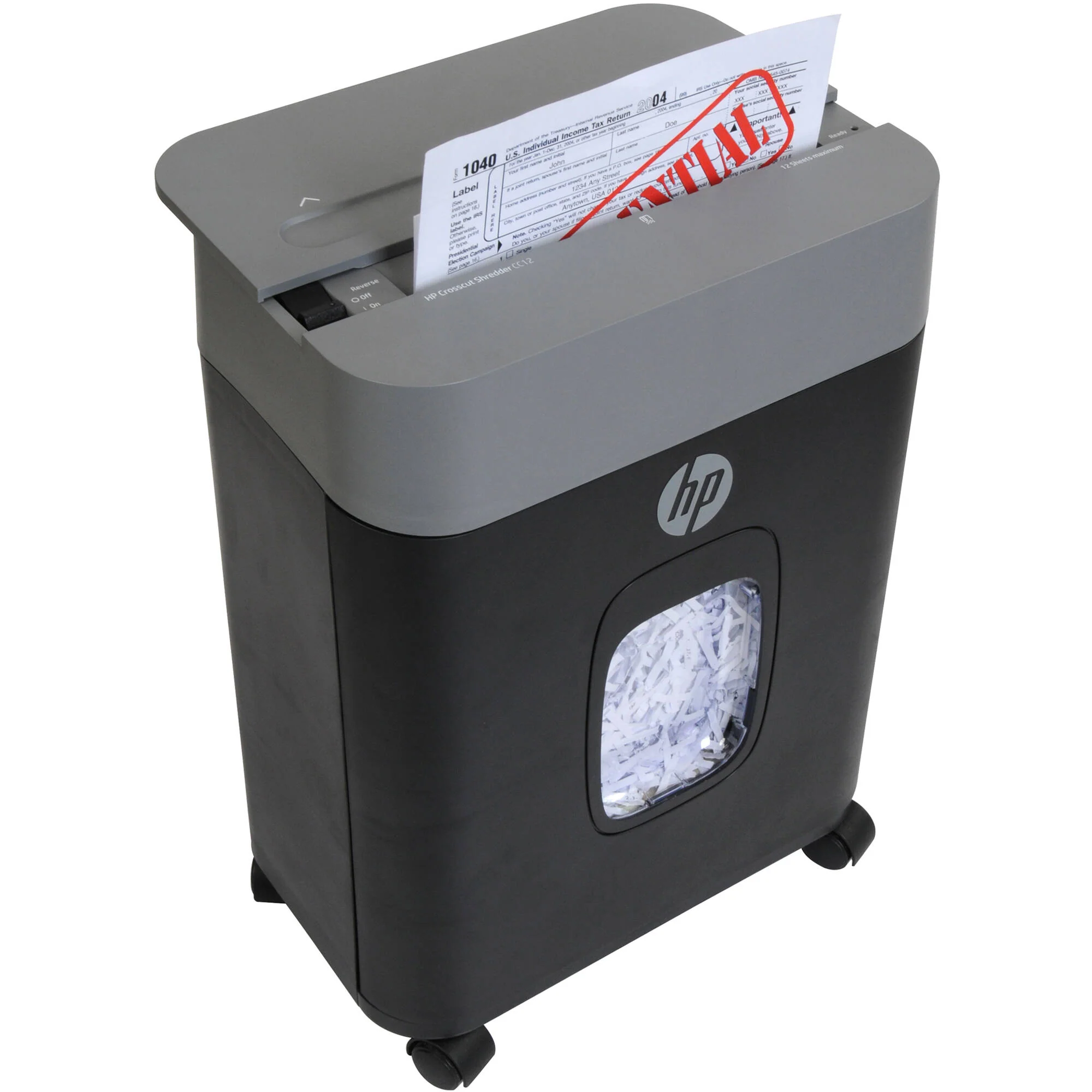 HP CC12 Cross-Cut Paper Shredder (12 Sheets) - Image 4