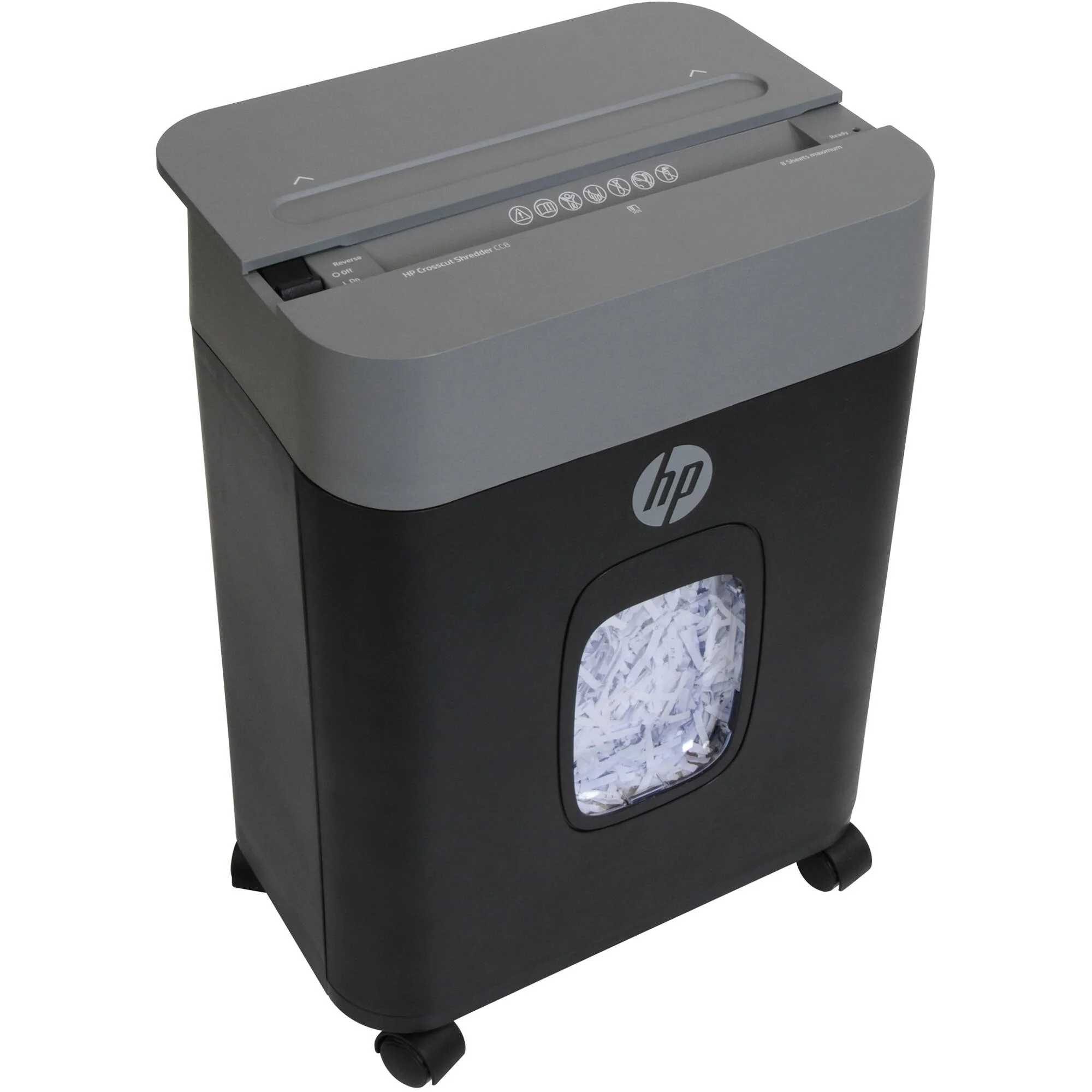 HP CC8 Cross-Cut Paper Shredder (8 Sheets) - Image 3