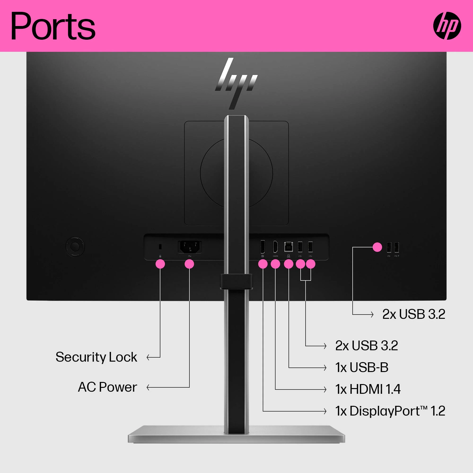 HP E24t G5 23.8" Multi-Touch Monitor - Image 4