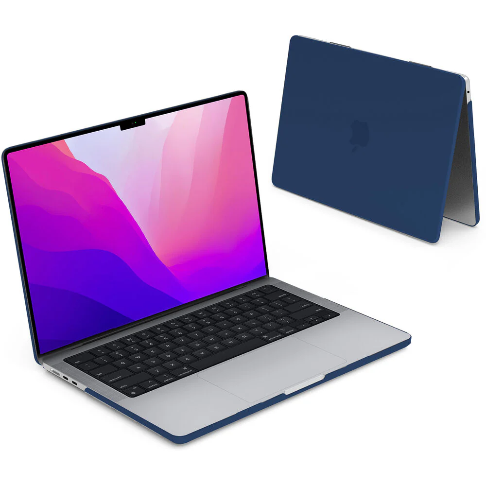 iBenzer Neon Party Case for MacBook Air 13.6" M2 2022 (Navy Blue) - Image 2