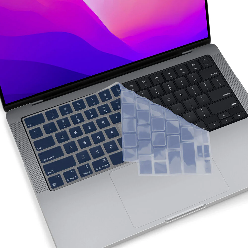 iBenzer Neon Party Case for MacBook Air 13.6" M2 2022 (Navy Blue) - Image 3