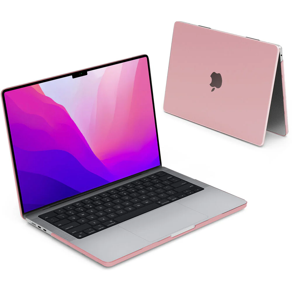 iBenzer Neon Party Case for MacBook Air 13.6" M2 2022 (Rose Quartz) - Image 2