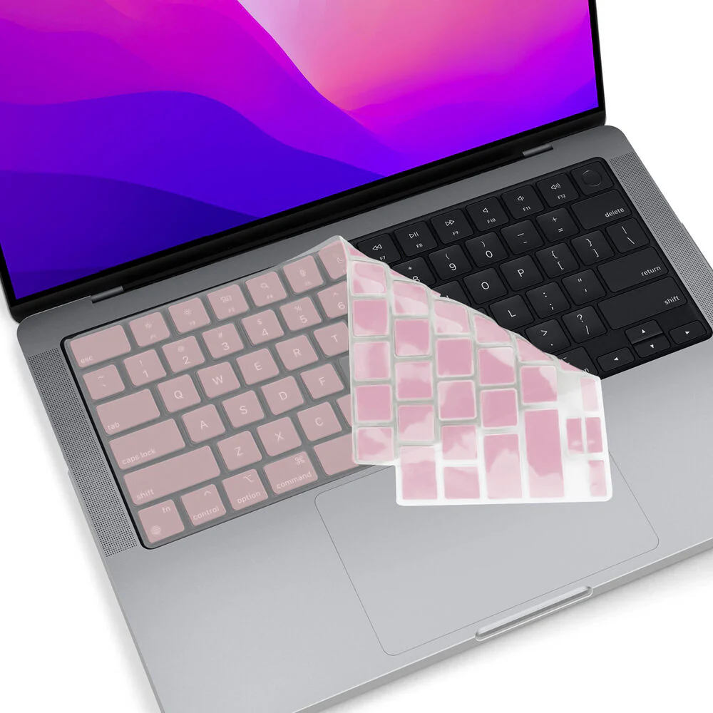 iBenzer Neon Party Case for MacBook Air 13.6" M2 2022 (Rose Quartz) - Image 3