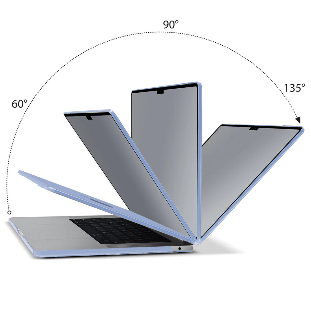 iBenzer Neon Party Case for MacBook Air 13.6" M2 2022 (Serenity Blue) - Image 5