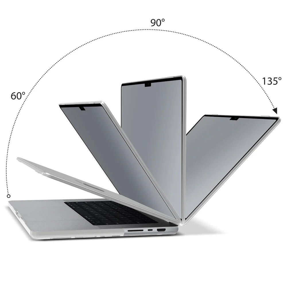 iBenzer Neon Party Hard-Shell Case for 16" MacBook Pro (M1, Clear) - Image 5
