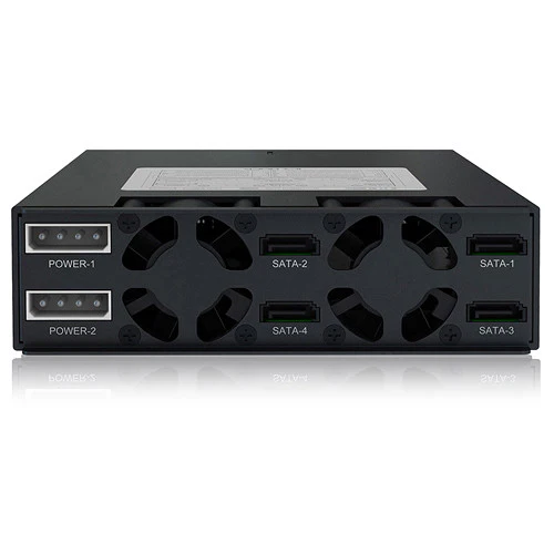 Icy Dock ToughArmor 4-Bay 2.5" SAS/SATA HDD/SSD Backplane Cage for 5.25" Bay - Image 3