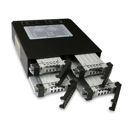 Icy Dock ToughArmor 4-Bay 2.5" SAS/SATA HDD/SSD Backplane Cage for 5.25" Bay - Image 5