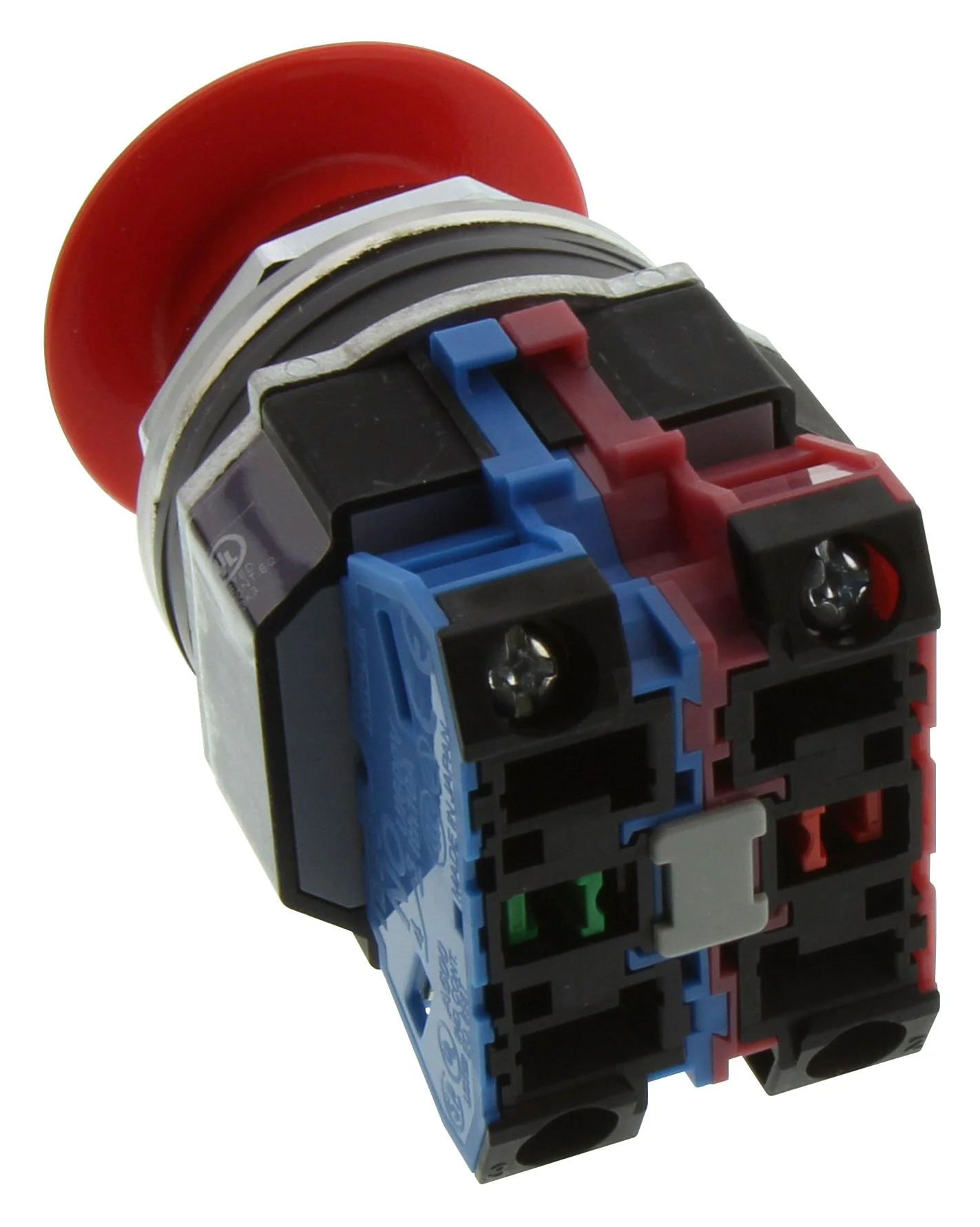 Idec AYD311NUR E-STOP PB SW SPST-NC/NO 10A 110VAC - Image 2