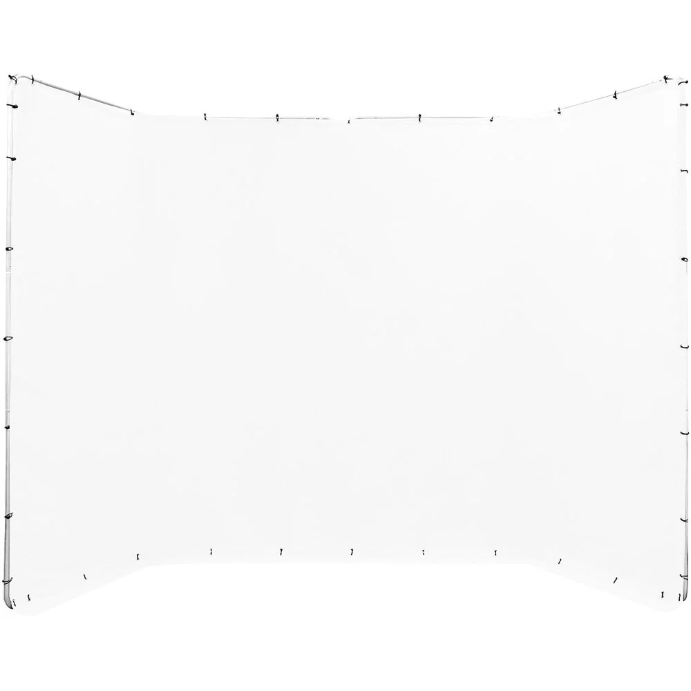 ikan Portable Panoramic Backdrop Screen (White, 13.1 x 7.8') - Image 4