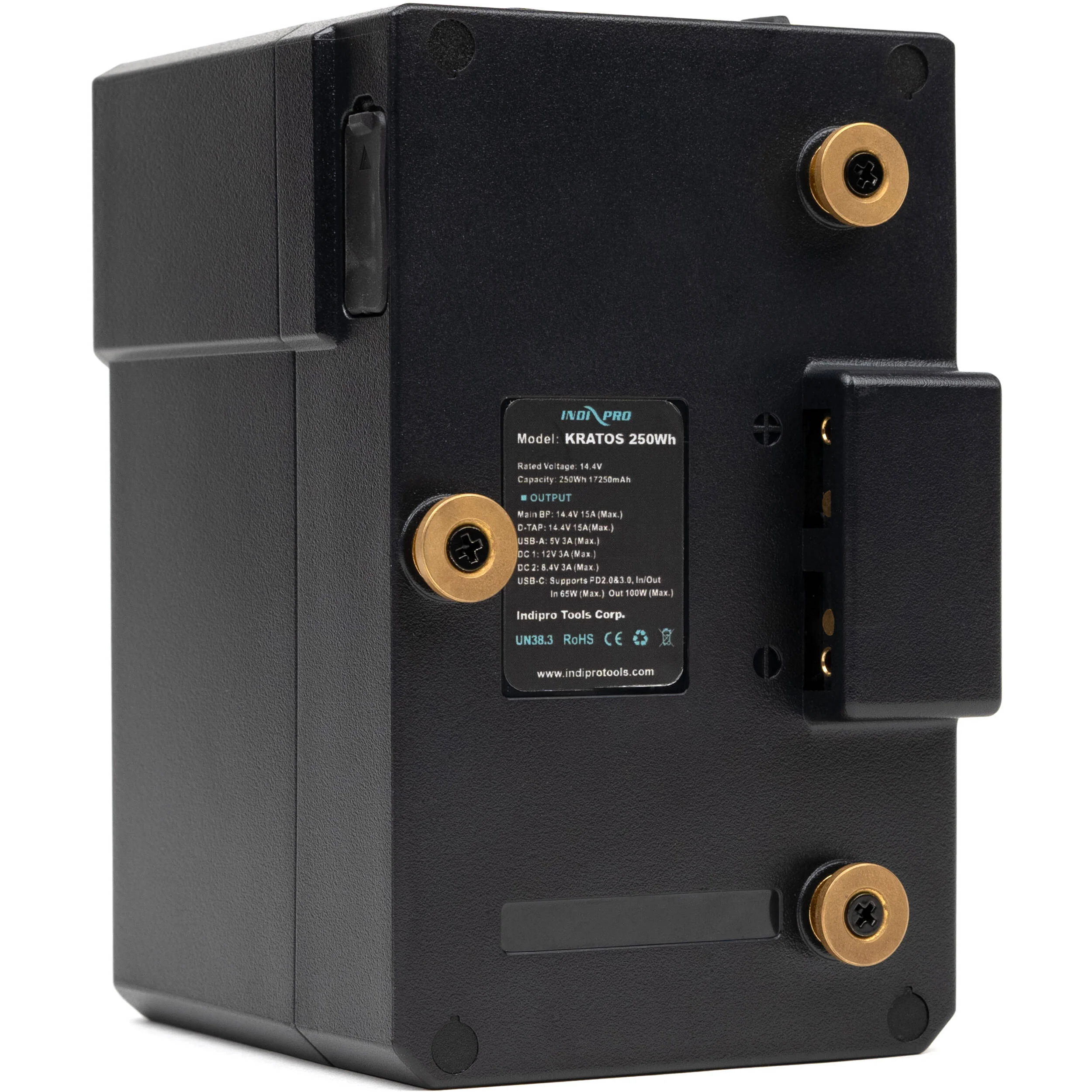IndiPRO Tools Kratos Gold Mount Battery (250Wh) - Image 2