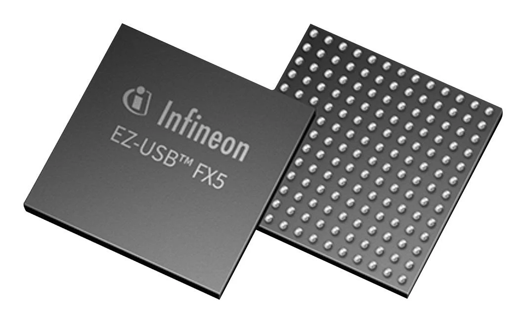 INFINEON CYUSB3083FCAXIXQMA1 USB Interface, EZ-USB, 512KB Flash, USB Peripheral Controller, USB 3.2 Gen 1, 1.62 V, 3.63 V, FBGA - Image 2