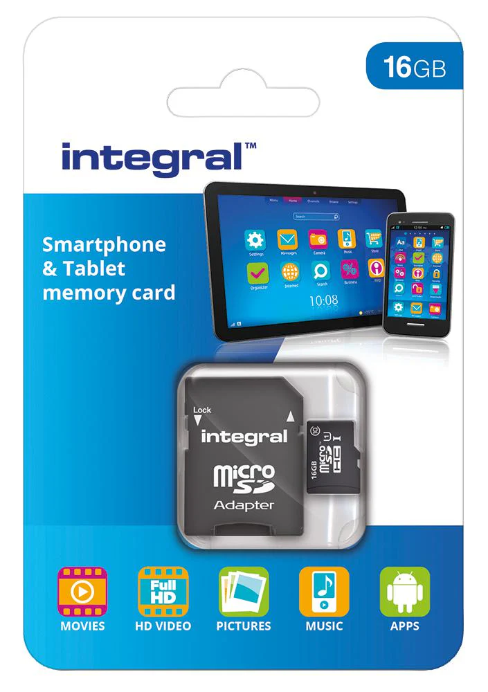 Integral INMSDH16G10-90SPTAB INMSDH16G10-90SPTAB Flash Memory Card Microsdhc UHS-1 Class 10 16 GB Smartphone &amp; Tablet - Image 3