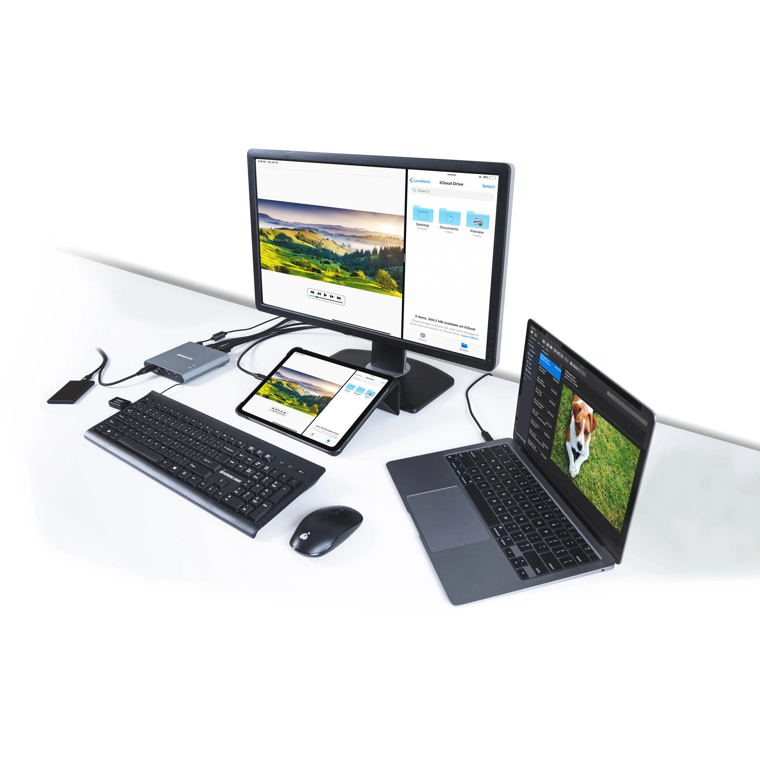 IOGEAR 2-Port 4K USB-C Desktop KVM Switch - Image 5
