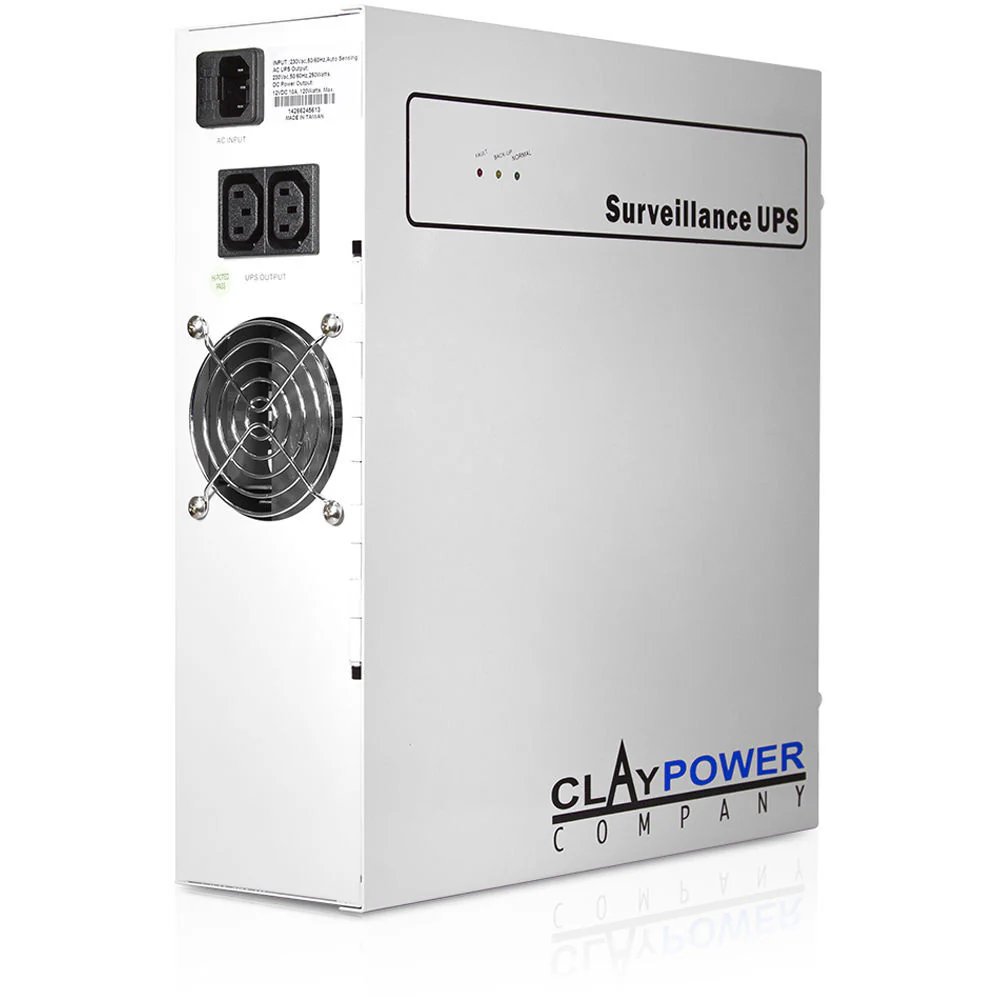 iStarUSA 14-Port ClayPower Surveillance System UPS and Power Distribution Unit (700VA / 360W) - Image 4