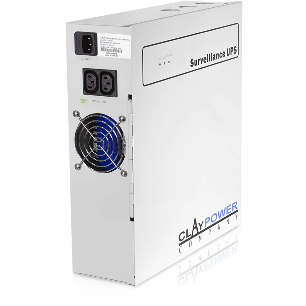 iStarUSA 14-Port ClayPower Surveillance System UPS and Power Distribution Unit (700VA / 360W) - Image 5