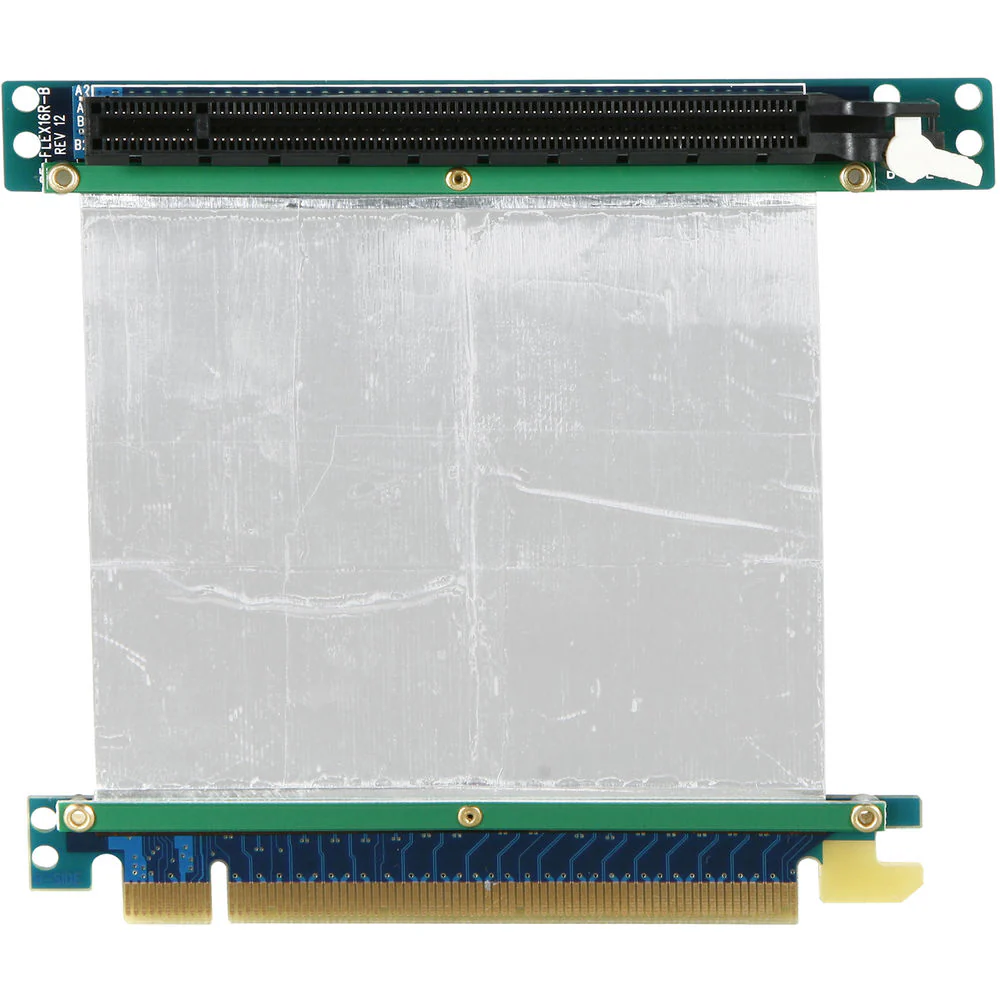 iStarUSA 16 x PCIe to 16 x PCIe Riser Card with 2" Ribbon Cable - Image 3
