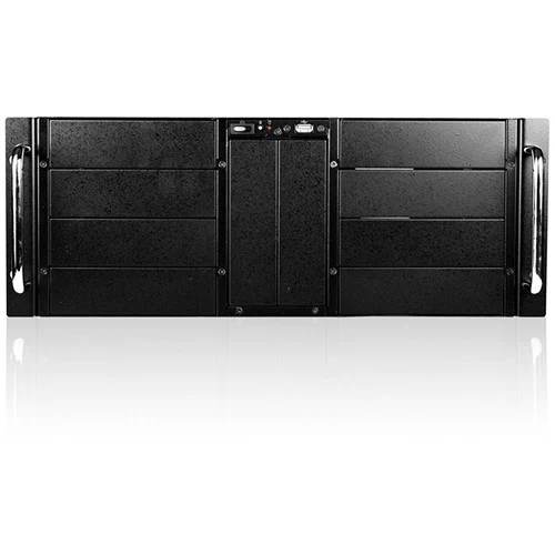 iStarUSA D410-DE15SL 10-Bay Stylish Storage Server Rackmount & 15 x 3.5" Trayless Hotswap Chassis Kit (Silver HDD Handles) - Image 3