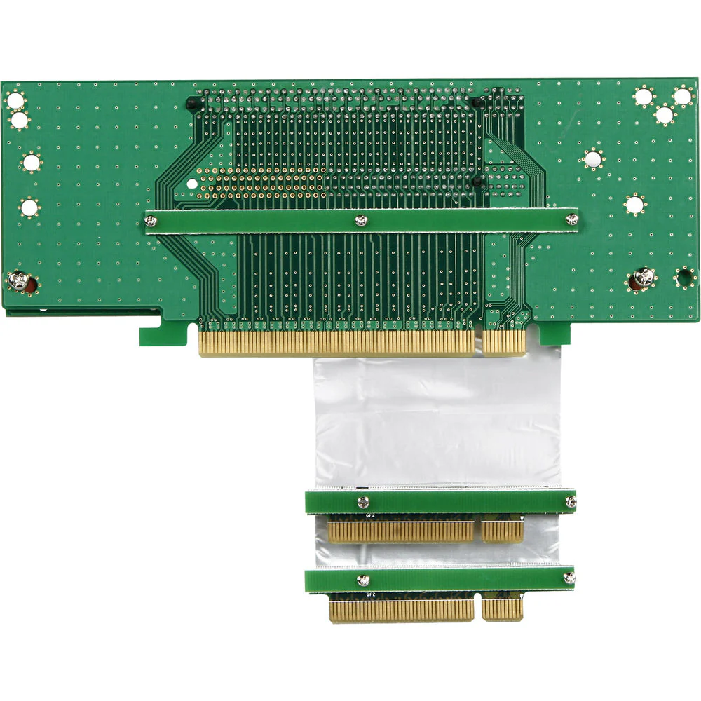 iStarUSA One PCIe x16 and Two PCIe x8 Riser Card - Image 4