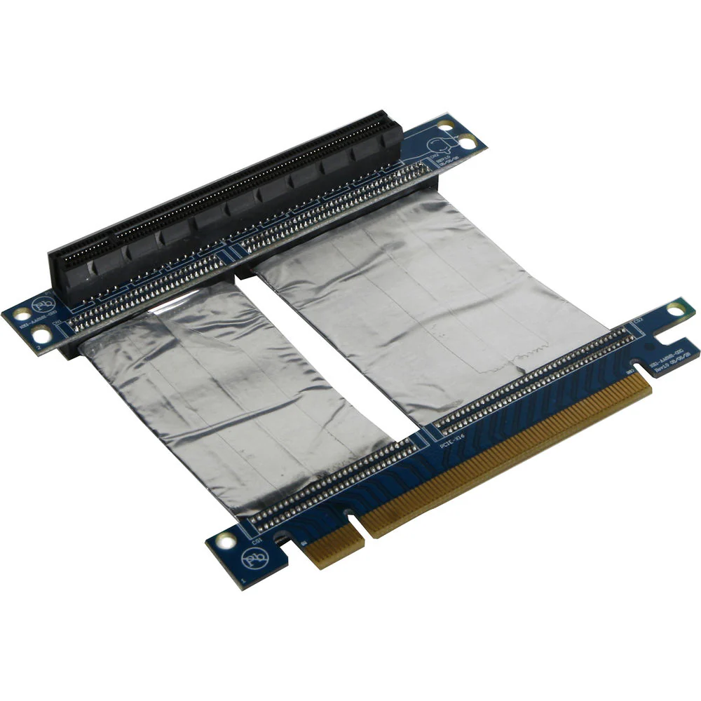 iStarUSA PCIe x16 Riser Card with 3" Ribbon Cable - Image 3