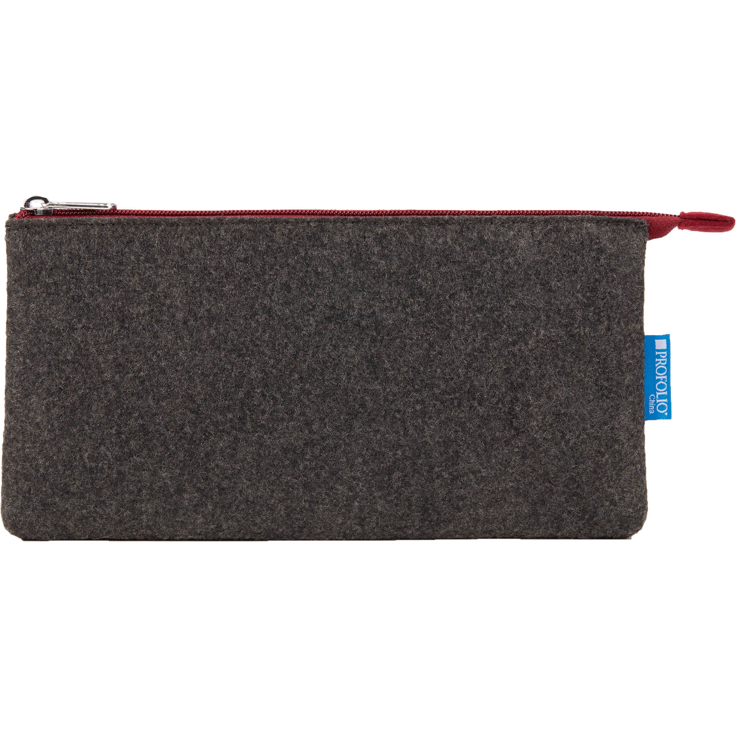 Itoya ProFolio Midtown Pouch (Charcoal/Maroon, 4 x 7") - Image 3