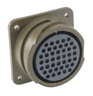 ITT Cannon CA3100E14S-7PYF80DN CA3100E14S-7PYF80DN Circular Connector CA Wall Mount Receptacle 3 Contacts Crimp Pin Threaded 14S-7