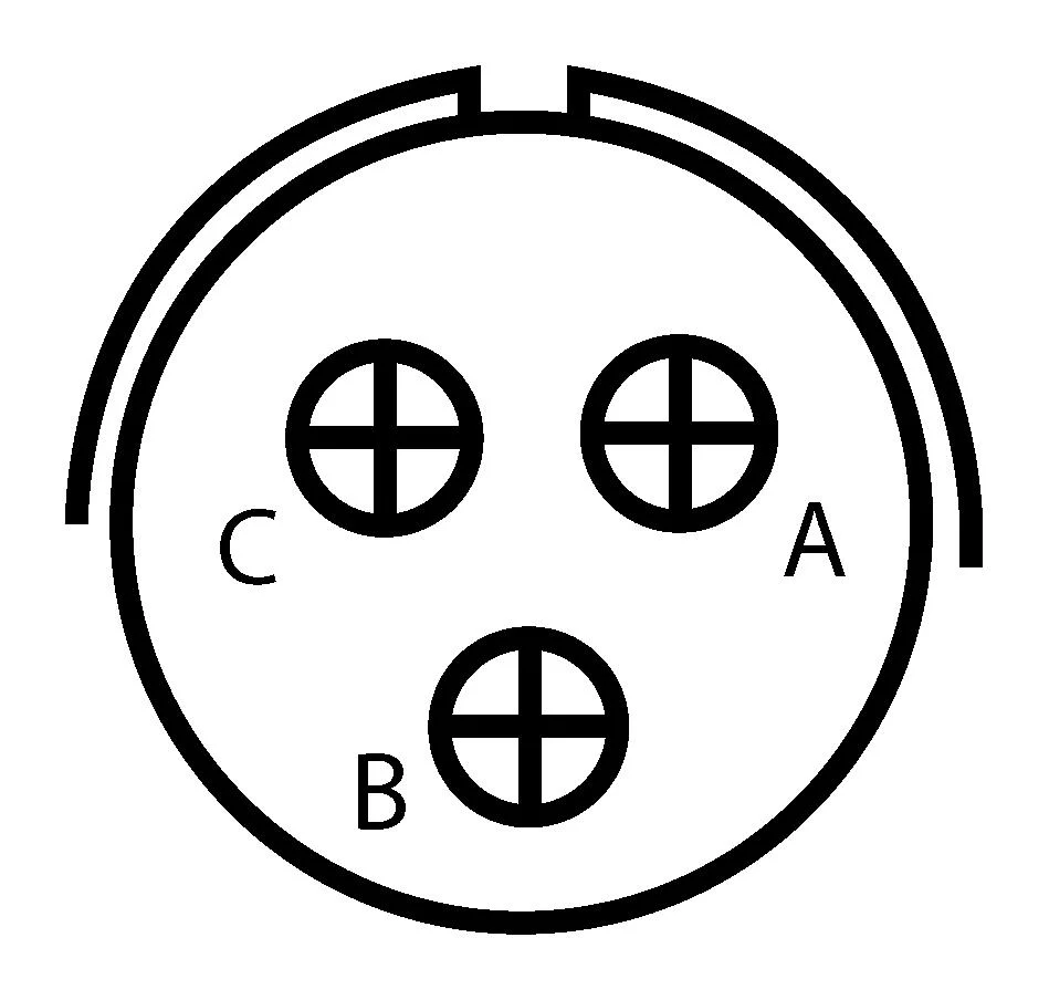 ITT Cannon CA3100E14S-7SBF80-05F0 CA3100E14S-7SBF80-05F0 Circular Connector CA-B Wall Mount Receptacle 3 Contacts Crimp Socket - Not Supplied - Image 2