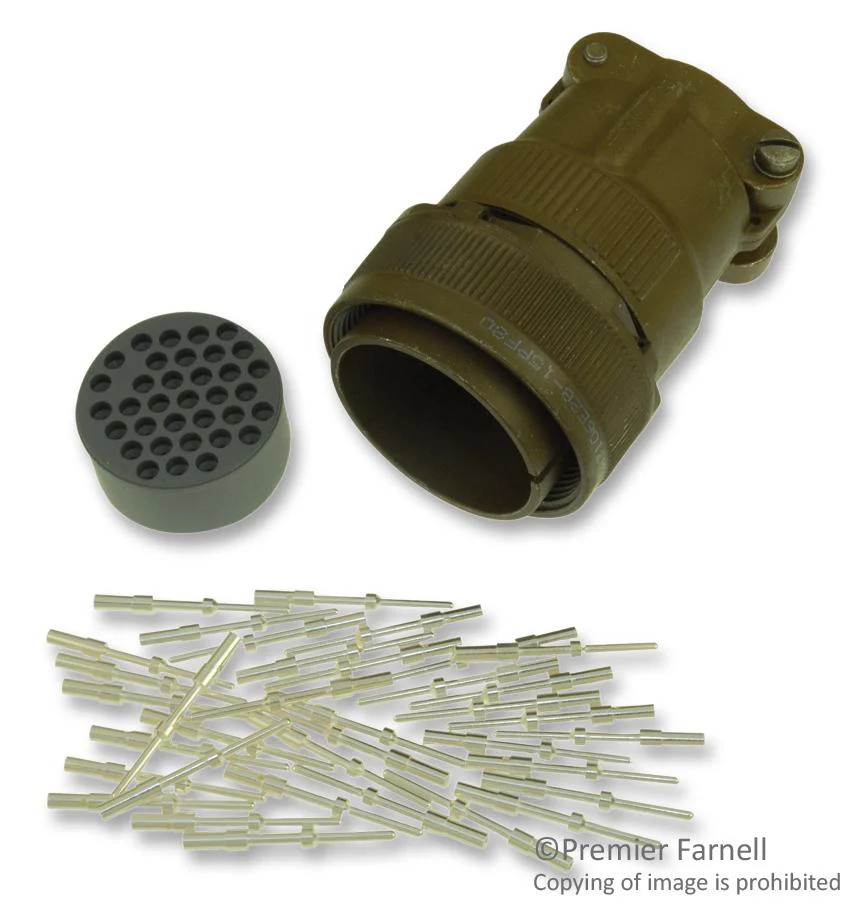 ITT Cannon CA3106E14S-9PF80 CA3106E14S-9PF80 Circular Connector CA Straight Plug 2 Contacts Crimp Pin Threaded 14S-9