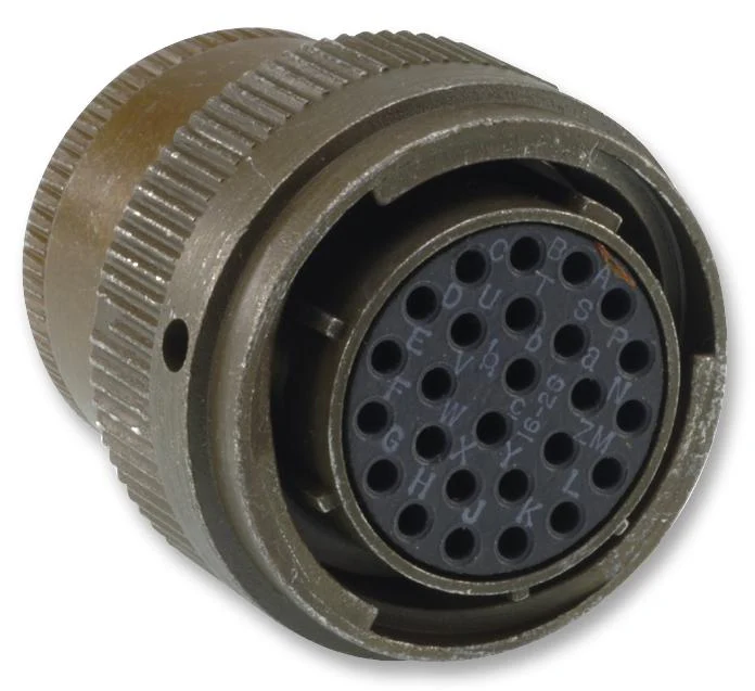 ITT CANNON KPSE06E16-26SZ Circular Connector, KPS Series, MIL-DTL-26482 Series I, Straight Plug, 26 Contacts, Crimp Socket