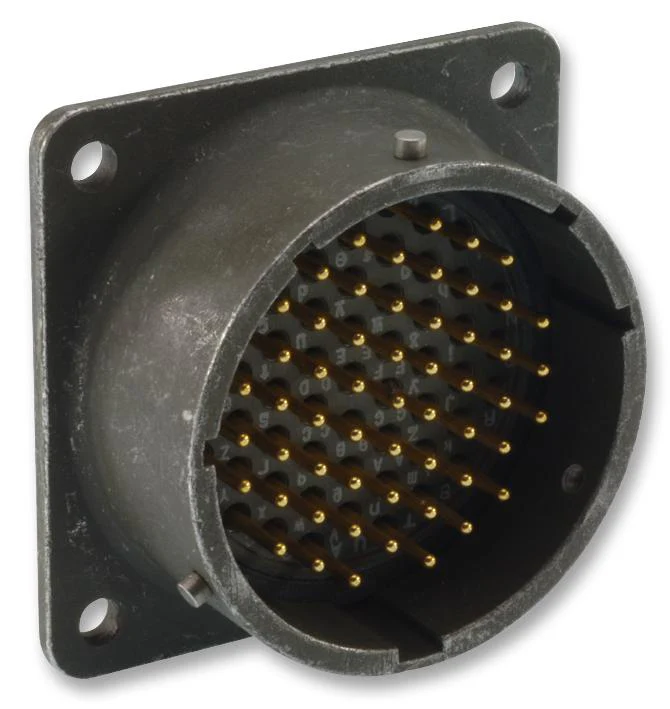 ITT CANNON KPT02E12-8PW Circular Connector, KPT Series, MIL-DTL-26482 Series I, Box Mount Receptacle, 8 Contacts