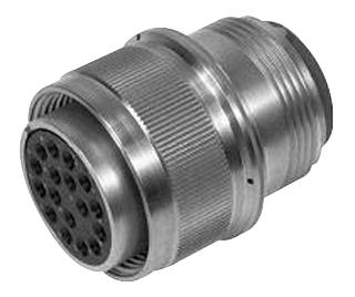 ITT CANNON MS3101F18-1S Circular Connector, MIL-DTL-5015 Series, MS3101 Series, Cable Mount Receptacle, 10 Contacts