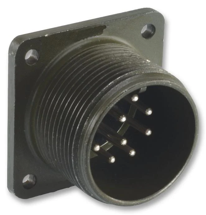 ITT Cannon MS3102E20-19SY MS3102E20-19SY Circular Connector MIL-DTL-5015 Series Box Mount Receptacle 3 Contacts Solder Socket Threaded
