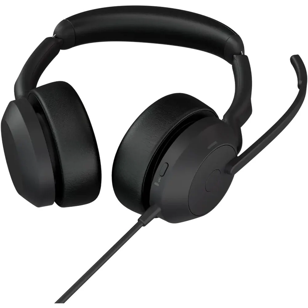 Jabra Evolve2 50 Stereo Wired USB-C/A & Bluetooth Headset (Unified Communications) - Image 3