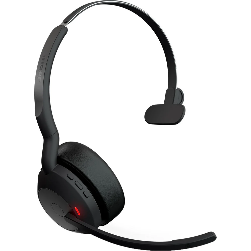 Jabra Evolve2 55 Link380a USB-A Mono Wireless Headset with Stand (North America) - Image 2