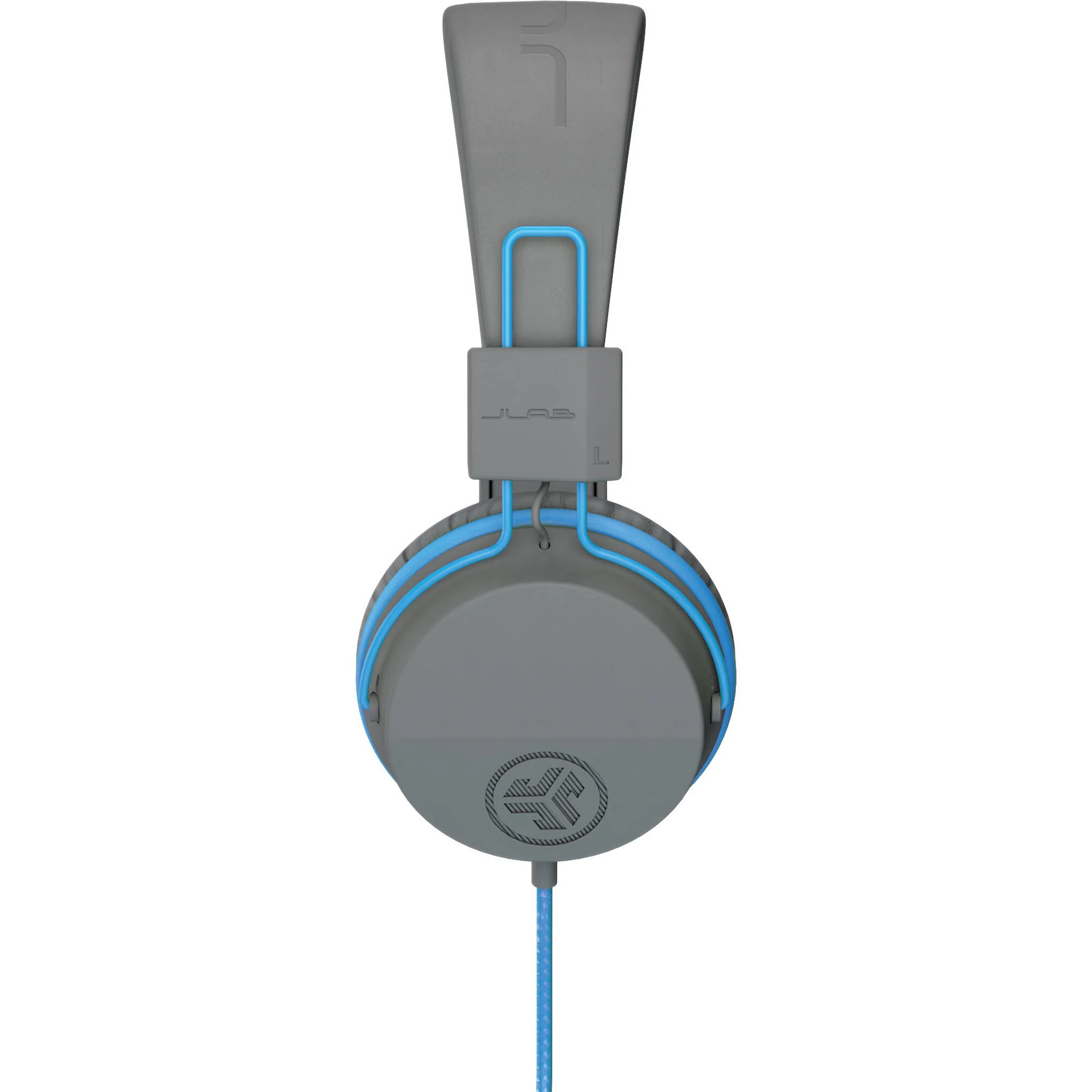 JLab JBuddies Studio On-Ear Kids Headphones (Gray and Blue) - Image 2