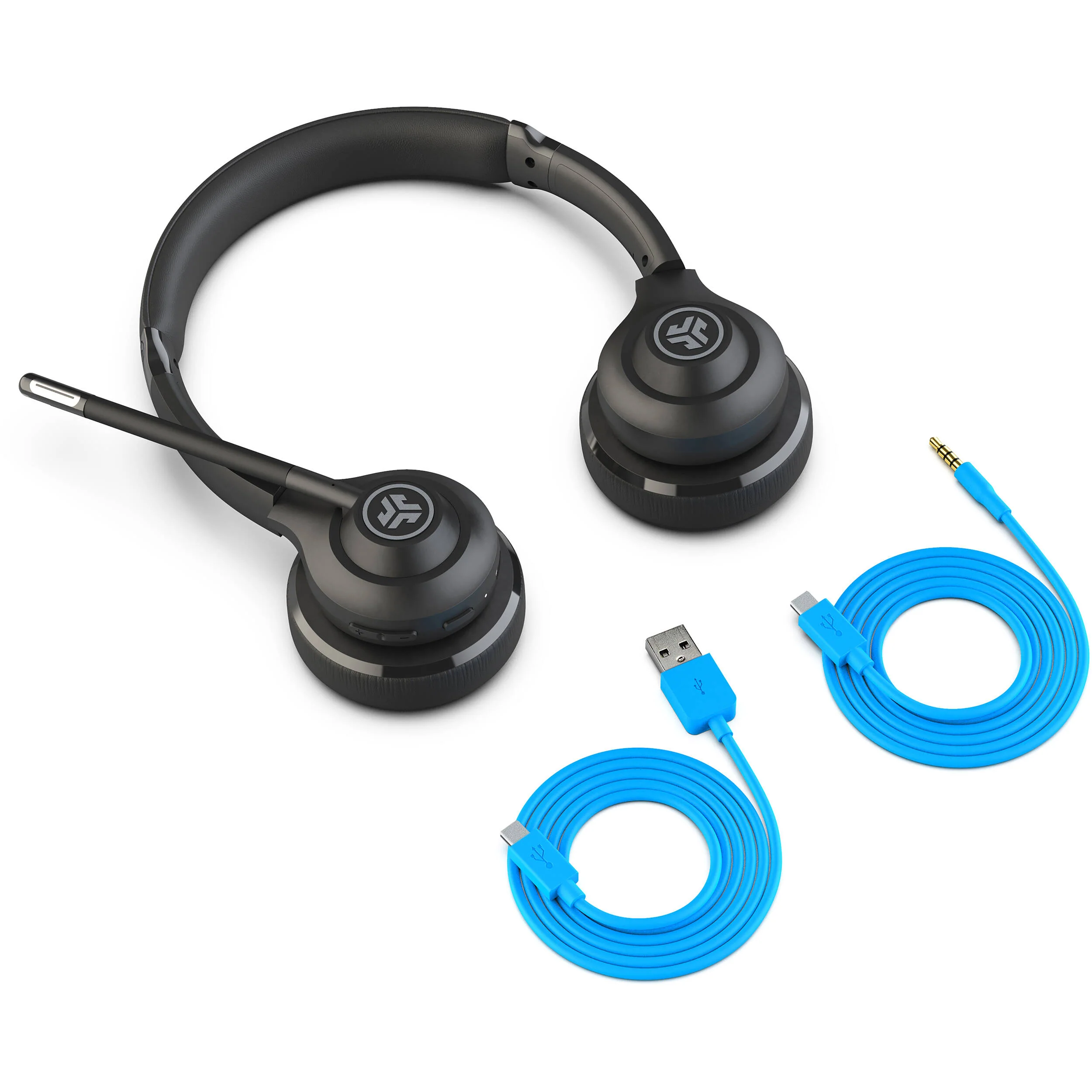 JLab JBuds GO Work On-Ear Wireless/Wired Headset - Image 5