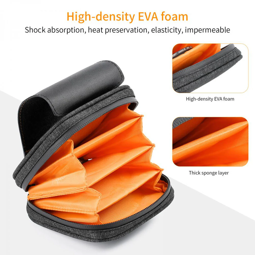 K&F Concept 4-Pocket Circular Filter Case (Up to 95mm) - Image 3
