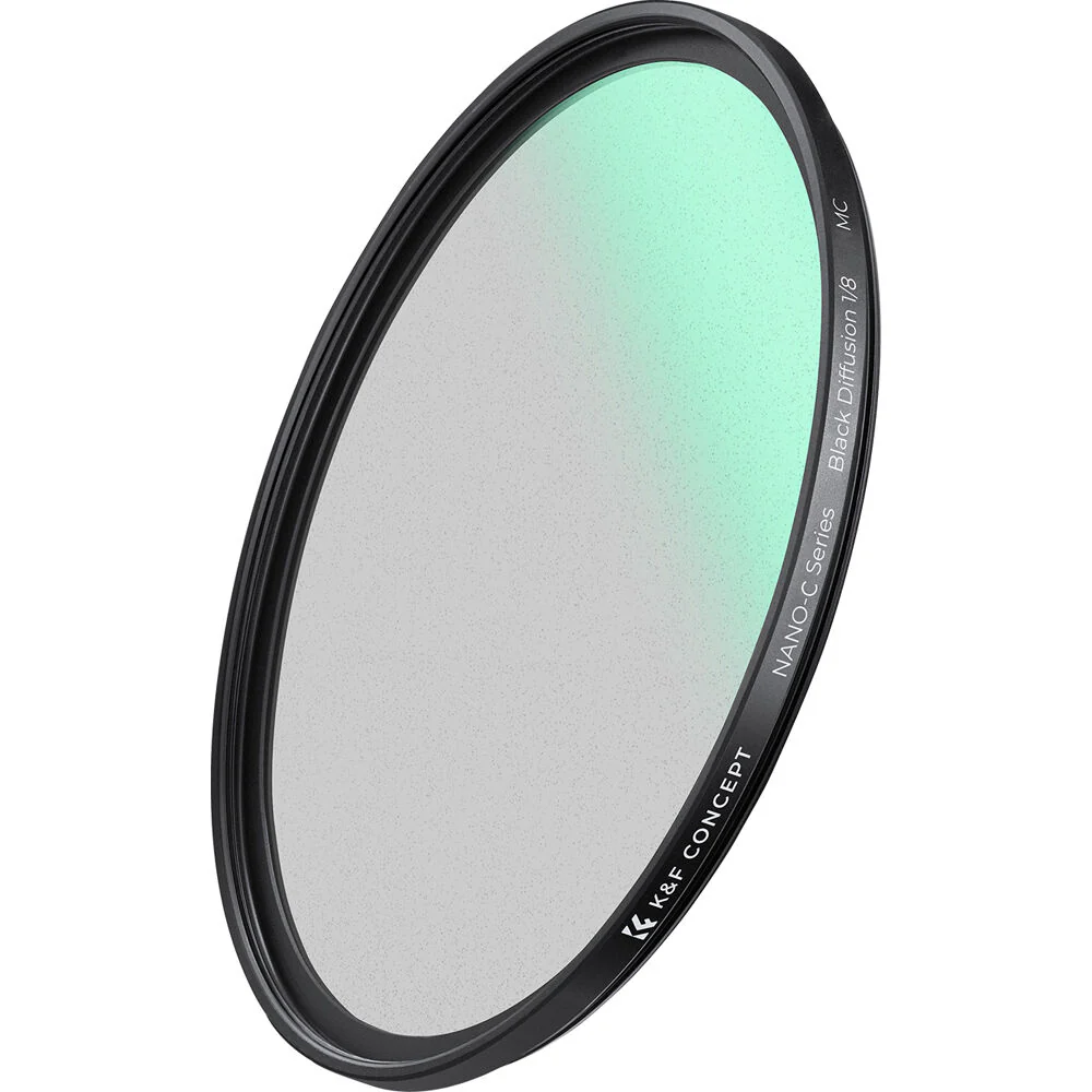 K&F Concept C-Series Black Diffusion Filter (67mm, Grade 1/8) - Image 2