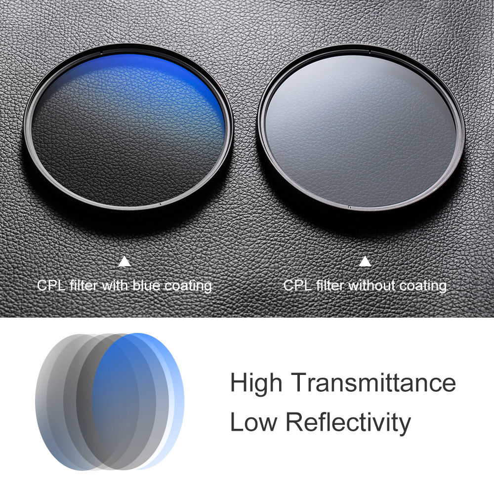 K&F Concept Classic Series Slim Multicoated Circular Polarizer Filter (40.5mm) - Image 2