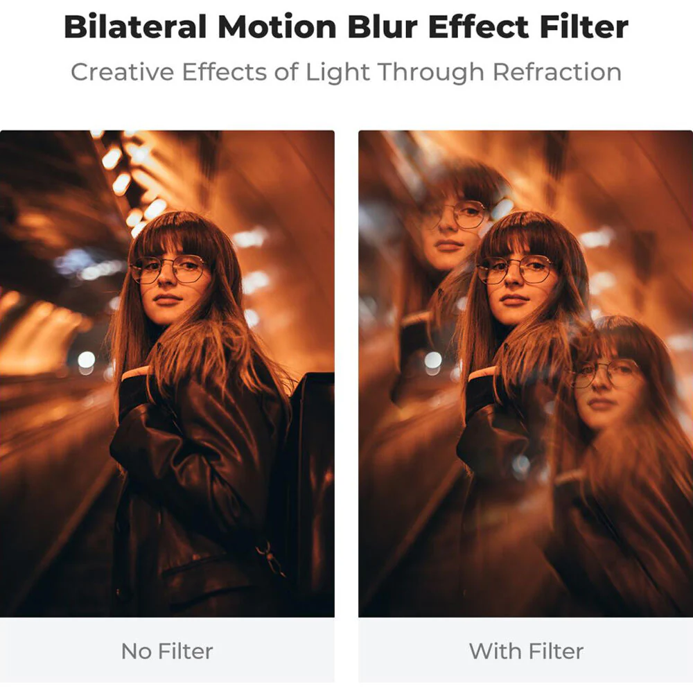 K&F Concept Nano-B Series Bilateral Motion Blur Filter (82mm) - Image 3