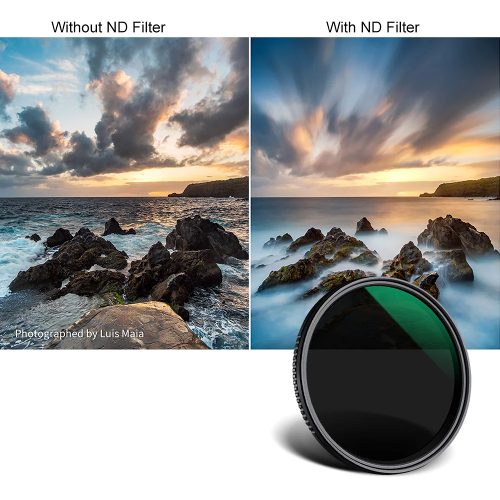 K&F Concept Nano-D Variable ND Filter with Multiresistant Coating (43mm, 3- to 11-Stop) - Image 7