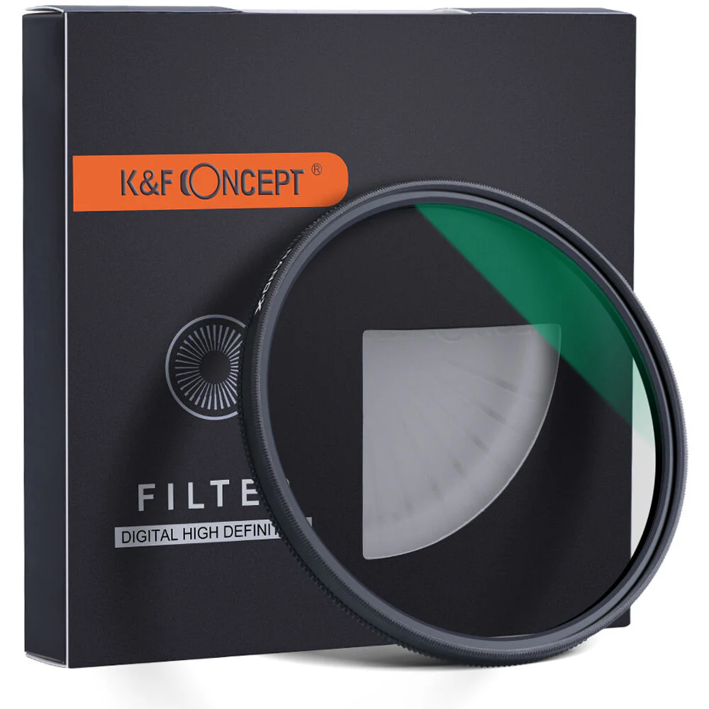 K&F Concept Nano-X HD Green Multi-Coated Waterproof German Optics Schott B270 Circular Polarizer Filter (77mm) - Image 2