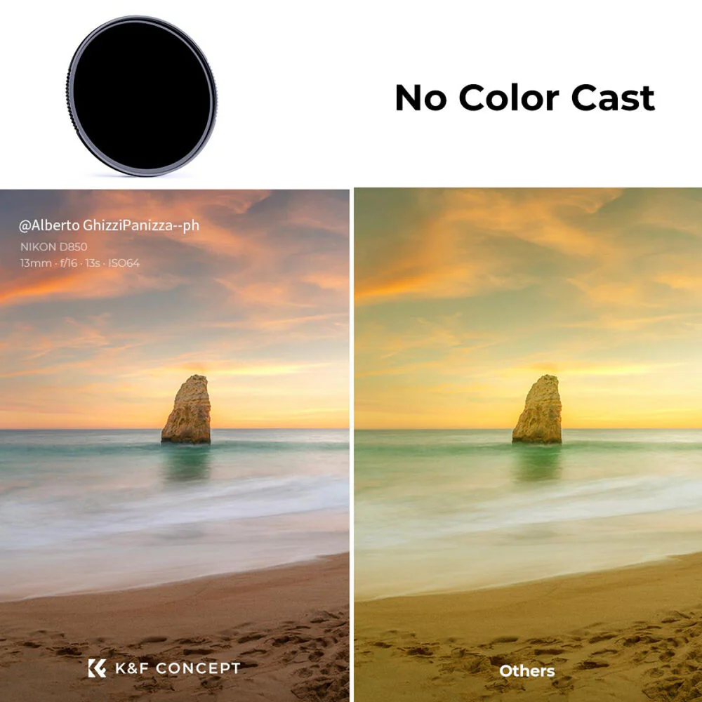 K&F Concept Nano-X ND Filter (55mm, 10-Stop) - Image 4