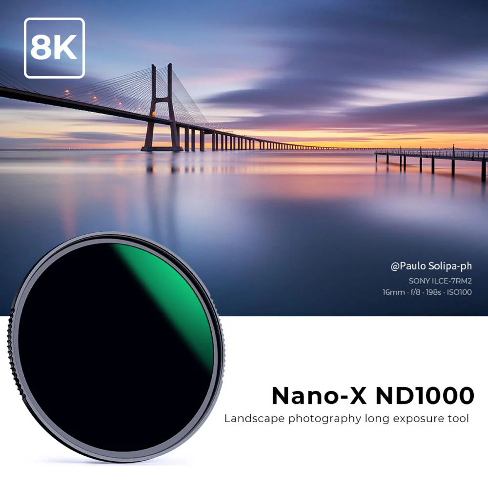 K&F Concept Nano-X ND Filter (58mm, 10-Stop) - Image 2