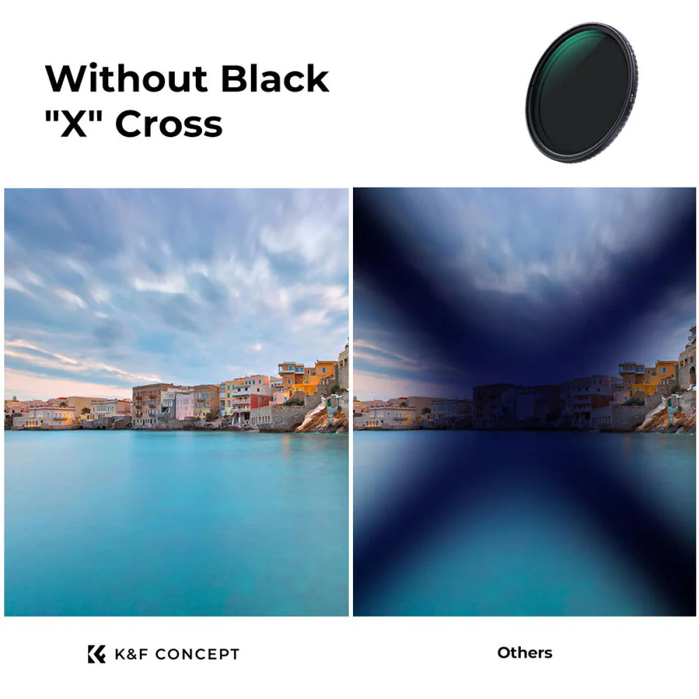 K&F Concept Nano-X Series Variable ND Filter (58mm, 1 to 5-Stop) - Image 2