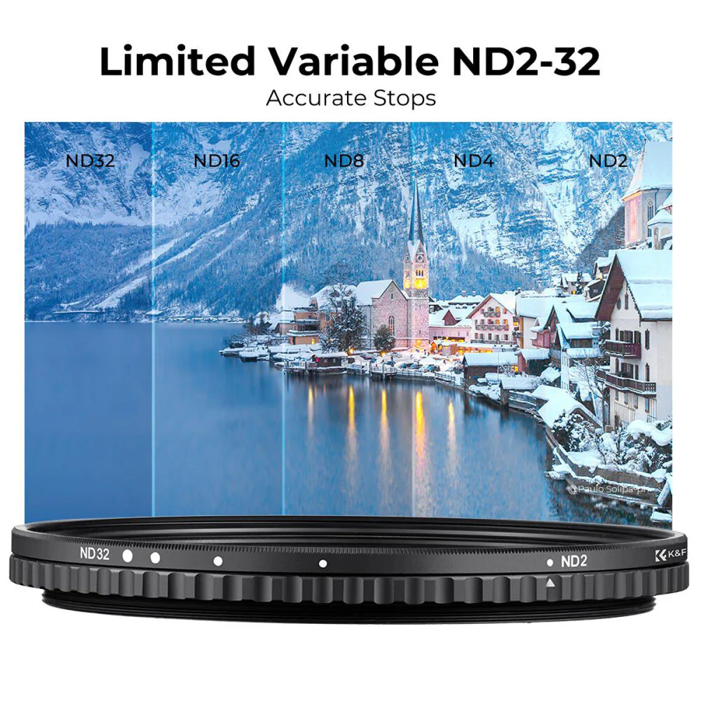 K&F Concept Nano-X Series Variable ND Filter (58mm, 1 to 5-Stop) - Image 3