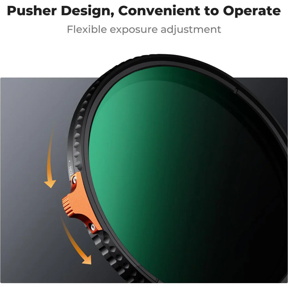 K&F Concept Nano-X Ultra-Low Reflection Variable ND Filter (82mm, 1 to 9-Stop) - Image 6