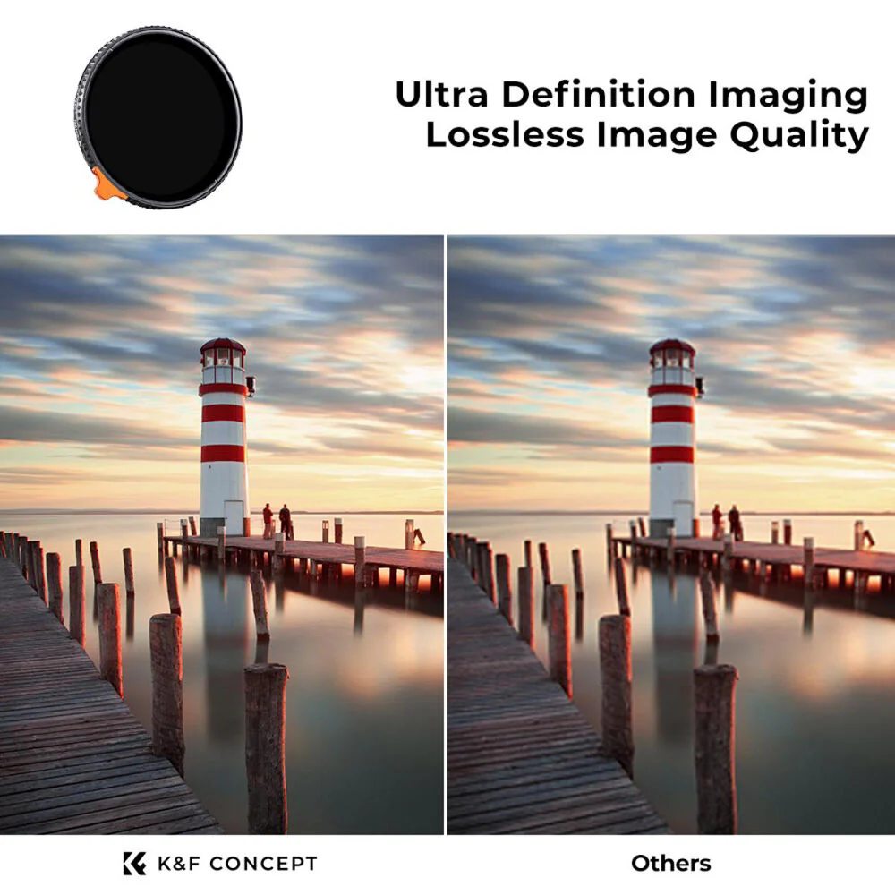 K&F Concept Nano-X Variable ND Filter (62mm, 1 to 9-Stop) - Image 3