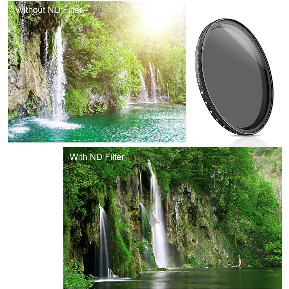 K&F Concept Variable Fader ND2-ND400 Filter (55mm) - Image 5