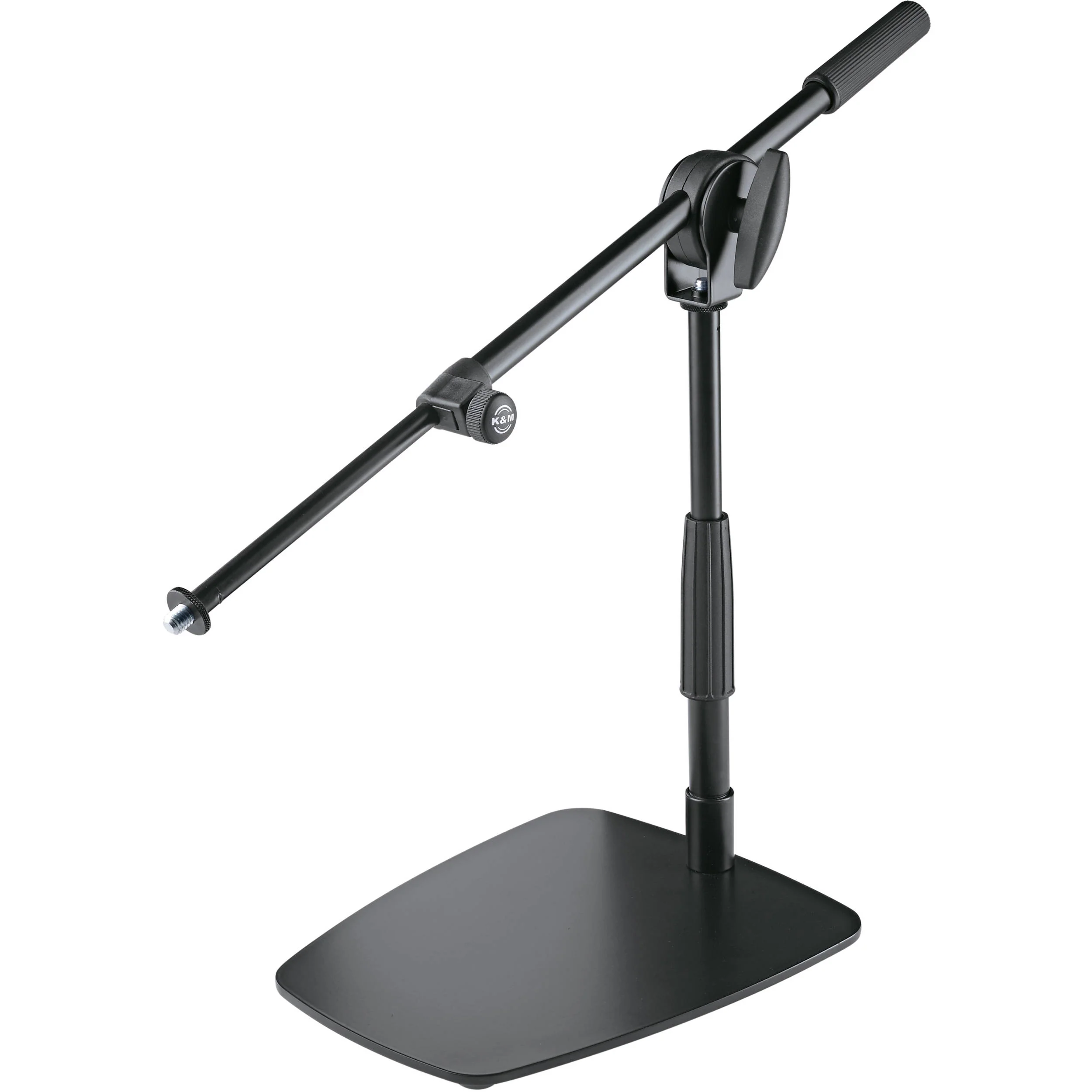K&M 25993 Compact Floor/Tabletop Microphone Stand with Short Boom - Image 3