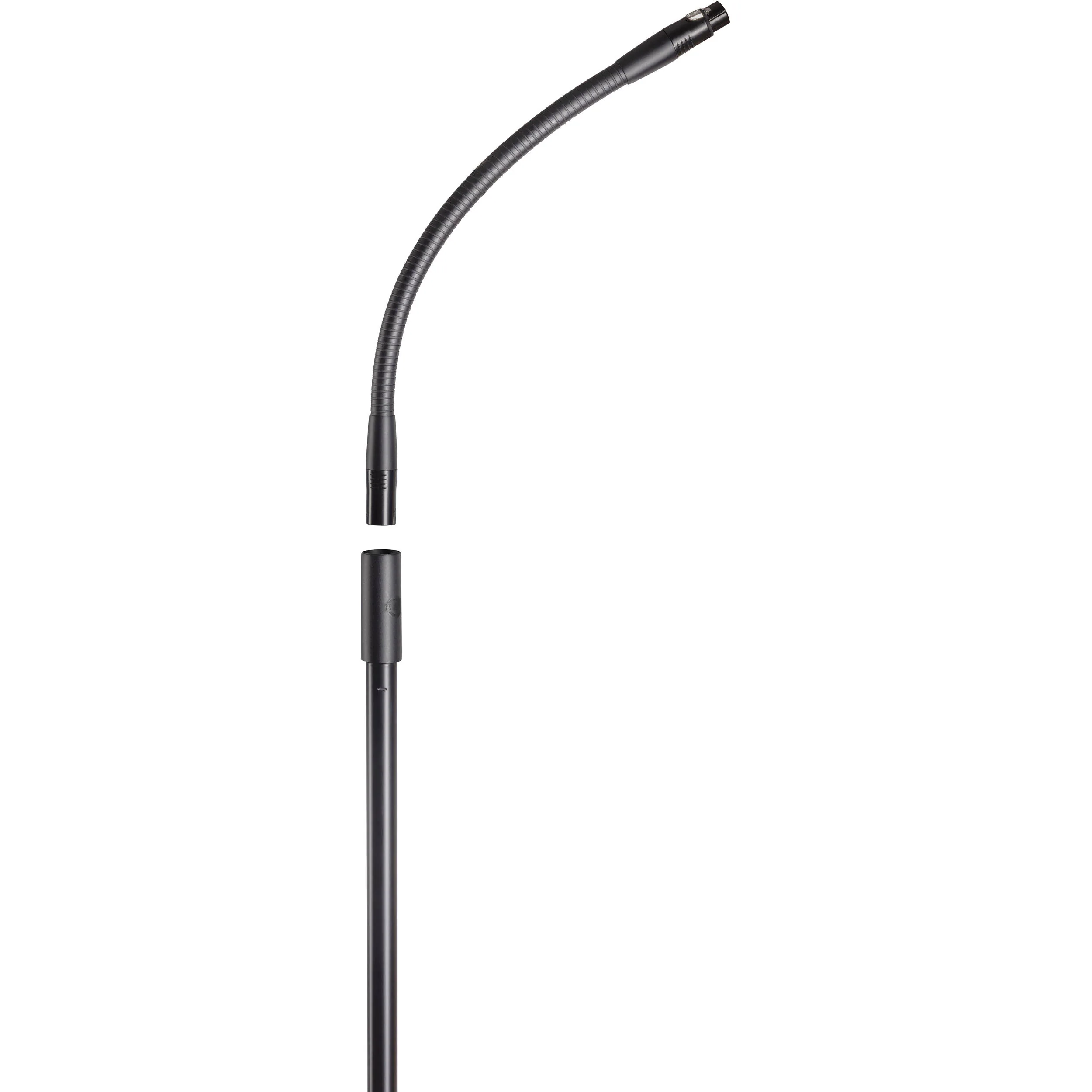 K&M 34-61" Microphone Stand with Gooseneck and Telescoping Boom (Black) - Image 2